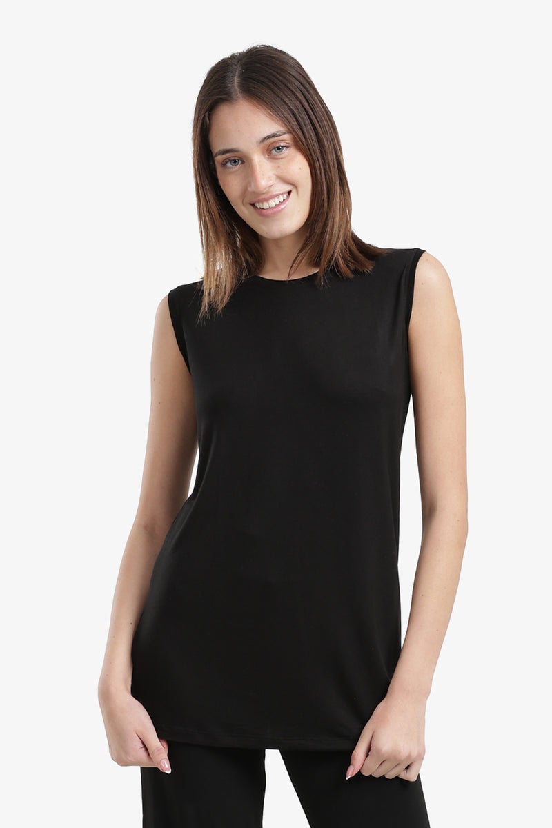 Carina Slim Fit Sleeveless T-Shirt - Image 1